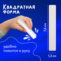 Мел белый квадратный 100 штук, АЛГЕМ, картонная упаковка, 00041