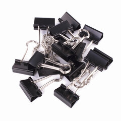 Набор BRAUBERG, зажимы 19 мм/<wbr/>15 шт., скрепки 28 мм/<wbr/>145 шт. и 50 мм/<wbr/>50 шт., резинки 40 шт., 223515