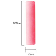 Мел в ведерке для рисования на асфальте 20 штук, 5 цветов, цветной круглый, BRAUBERG, 223557