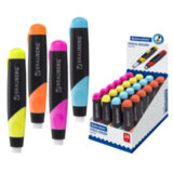 Ластик выдвижной BRAUBERG "REWIND", 112х21х24 мм, белый, пластиковый держатель ассорти, 223593