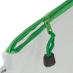 Папка-конверт на молнии МАЛЫЙ ФОРМАТ (238&times;180 мм) А5, молния ассорти, ПВХ, прозрачная, BRAUBERG &laquo;Segment&raquo;, 223887