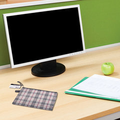 Папка-конверт на молнии МАЛОГО ФОРМАТА (238&times;180 мм), А5, ткань в клетку, BRAUBERG &laquo;Checked&raquo;, 223893