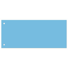 Разделители листов (полосы 240&times;105 мм) картонные, КОМПЛЕКТ 100 штук, голубые, BRAUBERG, 223973