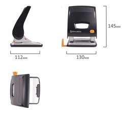 Дырокол ЭНЕРГОСБЕРЕГАЮЩИЙ BRAUBERG &laquo;Easy Press&raquo;, до 30 л., БЕЗ УСИЛИЙ, 224343