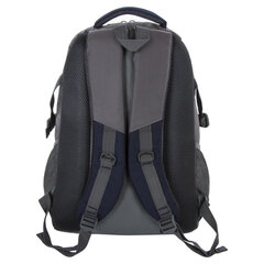 Рюкзак BRAUBERG URBAN универсальный, 2 отделения, &laquo;MainStream 1&raquo;, серо-синий, 45&times;32&times;19 см, 224445