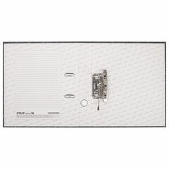 Папка-регистратор STAFF &laquo;EVERYDAY&raquo; с мраморным покрытием, 50 мм, без уголка, черный корешок, 224615