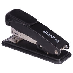 Степлер №24/<wbr/>6, 26/<wbr/>6 металлический STAFF &laquo;Manager&raquo;, до 20 листов, черный, 224627