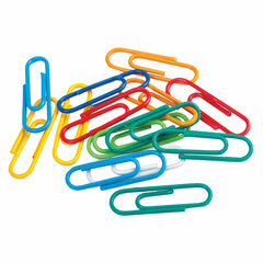 Скрепки STAFF &laquo;Manager&raquo;, 28 мм, цветные, 70 шт., в картонной коробке, Россия, 224630