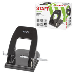 Дырокол металлический STAFF &laquo;Manager&raquo;, до 30 листов, черный, 224650