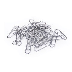 Скрепки STAFF &laquo;EVERYDAY&raquo;, 28 мм, оцинкованные, 100 шт., в картонной коробке, Россия, 224799