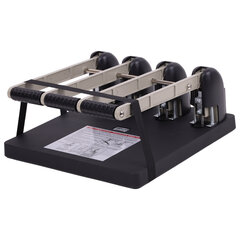 Дырокол на 4 отверстия МОЩНЫЙ KW-trio, до 150 листов, черный, 954