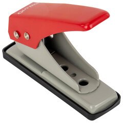 Дырокол на 1 отверстие KW-trio, до 12 листов, ассорти (красный, синий, зеленый), 921