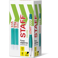 Ручка-корректор STAFF &laquo;College&raquo;, 6 мл, металлический наконечник, 225213
