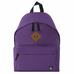 Рюкзак BRAUBERG СИТИ-ФОРМАТ один тон, универсальный, фиолетовый, 41&times;32&times;14 см, 225376