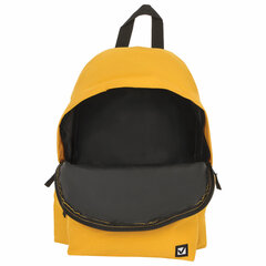 Рюкзак BRAUBERG СИТИ-ФОРМАТ один тон, универсальный, желтый, 41&times;32&times;14 см, 225378