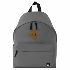 Рюкзак BRAUBERG СИТИ-ФОРМАТ один тон, универсальный, серый, 41&times;32&times;14 см, 225380