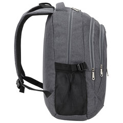 Рюкзак BRAUBERG HIGH SCHOOL универсальный, 3 отделения, &laquo;Осень&raquo;, серый, 46&times;31&times;18 см, 225518