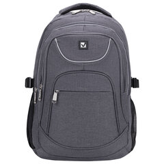 Рюкзак BRAUBERG HIGH SCHOOL универсальный, 3 отделения, &laquo;Осень&raquo;, серый, 46&times;31&times;18 см, 225518