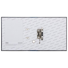 Папка-регистратор ОФИСМАГ, фактура стандарт, с мраморным покрытием, 50 мм, синий корешок, 225586