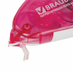 Корректирующая лента BRAUBERG MAXI, увеличенная длина 5 мм х 25 м, белый/<wbr/>красный корпус, блистер, 225593