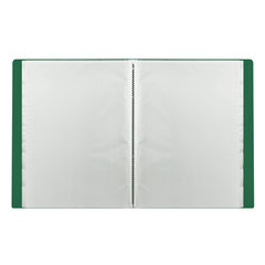 Папка 20 вкладышей STAFF, зеленая, 0,5 мм, 225695