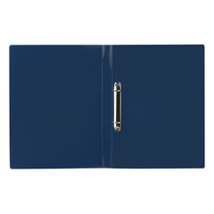 Папка на 2 кольцах STAFF, 21 мм, синяя, до 170 листов, 0,5 мм, 225716