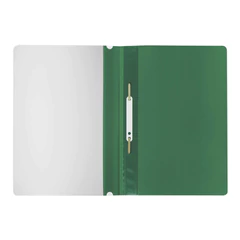 Скоросшиватель пластиковый STAFF, А4, 100/<wbr/>120 мкм, зеленый, 225728