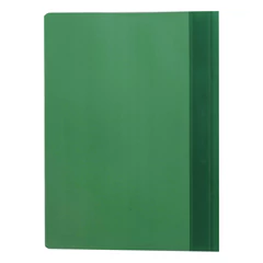 Скоросшиватель пластиковый STAFF, А4, 100/<wbr/>120 мкм, зеленый, 225728