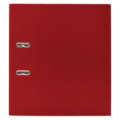 Папка-регистратор ОФИСМАГ с арочным механизмом, покрытие из ПВХ, 50 мм, красная, 225754