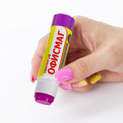 Клей-карандаш ОФИСМАГ 15 г, обесцвечивающийся после высыхания, 225963 - фото 11