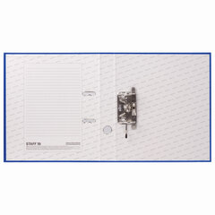 Папка-регистратор STAFF &laquo;Manager&raquo; с покрытием из ПВХ, 50 мм, без уголка, синяя, 225977