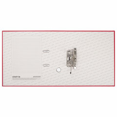 Папка-регистратор STAFF &laquo;Manager&raquo; с покрытием из ПВХ, 70 мм, без уголка, красная, 225980