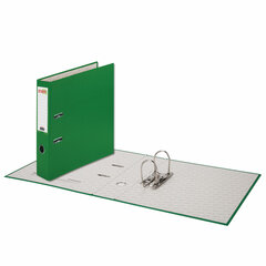 Папка-регистратор STAFF &laquo;Manager&raquo; с покрытием из ПВХ, 70 мм, без уголка, зеленая, 225981