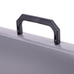 Папка-портфель пластиковая BRAUBERG &laquo;ПРОЕКТ&raquo;, А4 (330&times;240&times;35 мм), 13 отделений, серый, РОССИЯ, 226027