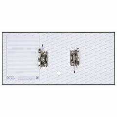 Папка-регистратор BRAUBERG с двумя арочными механизмами (до 800 листов), покрытие ПВХ, 125 мм, черная, 226053