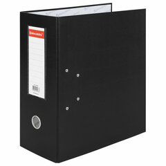 Изображение товара Папка-регистратор BRAUBERG с двумя арочными механизмами (до 800 листов), покрытие ПВХ, 125 мм, черная, 226053