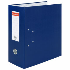 Изображение товара Папка-регистратор BRAUBERG с двумя арочными механизмами (до 800 листов), покрытие ПВХ, 125 мм, синяя, 226054