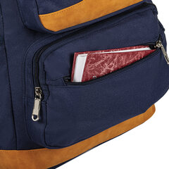 Рюкзак BRAUBERG STATES универсальный, карман-антивор, &laquo;Bronx&raquo;, темно-синий, 46&times;31&times;14 см, 226349