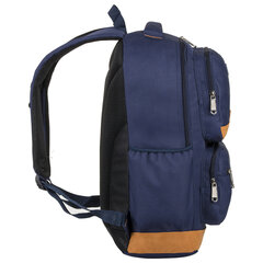 Рюкзак BRAUBERG STATES универсальный, карман-антивор, &laquo;Bronx&raquo;, темно-синий, 46&times;31&times;14 см, 226349