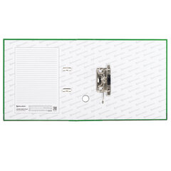 Папка-регистратор, покрытие пластик, 75 мм, ПРОЧНАЯ, с уголком, BRAUBERG, зеленая, 226597