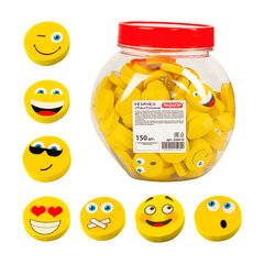 Изображение товара Ластик фигурный ПИФАГОР «Смайлики», 28×28×6 мм, цвет ассорти, 226610