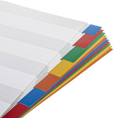 Разделители листов А4 (10 листов 297&times;225 мм) картонные, 10 цветов, HATBER, 4AR_11004