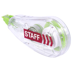 Корректирующая лента STAFF College, 5 мм х 6 м, корпус прозрачный, блистер, 226807