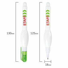 Ручка-корректор STAFF &laquo;College&raquo;, 7 мл, металлический наконечник, 226816