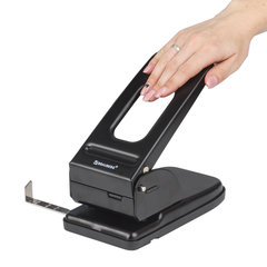 Дырокол металлический МОЩНЫЙ BRAUBERG &laquo;Heavy duty&raquo;, до 60 л., черный, 226868