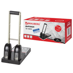 Дырокол металлический МОЩНЫЙ BRAUBERG &laquo;Heavy duty&raquo;, до 150 л., черный, 226870