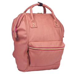 Рюкзак BRAUBERG CELEBRITY универсальный, экокожа, длинные ручки, коралловый, 34&times;23&times;15 см, 227078