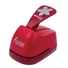 Дырокол фигурный &laquo;Цветок&raquo;, диаметр вырезной фигуры 25 мм, ОСТРОВ СОКРОВИЩ, 227161