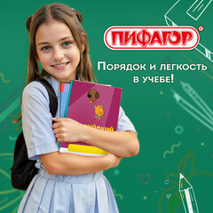Пленка самоклеящаяся для учебников и книг глянцевая, рулон 33х100 см, ПИФАГОР, 227205