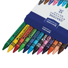 Восковые мелки BRAUBERG &laquo;АКАДЕМИЯ&raquo;, НАБОР 12 цветов, 227283